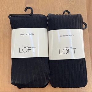 NWT LOFT Textured Tights Size Small